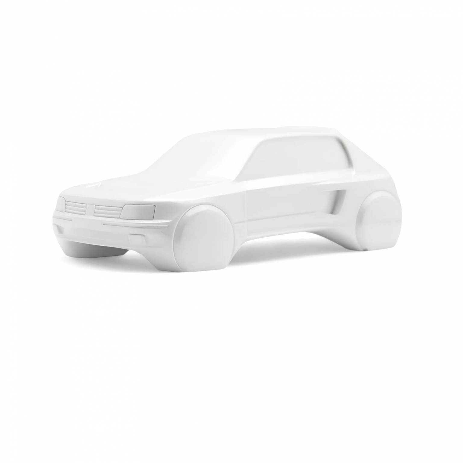 Miniature VOXxi9 Peugeot Inception Concept Speedform 1/43, Résine Argent, Version Design